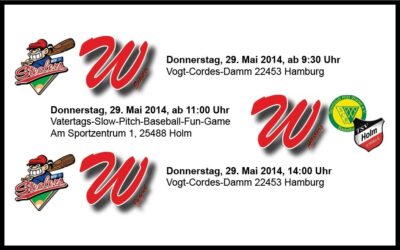 Auch am Vatertag gibt es Baseball und eine Menge Spaß ;-)