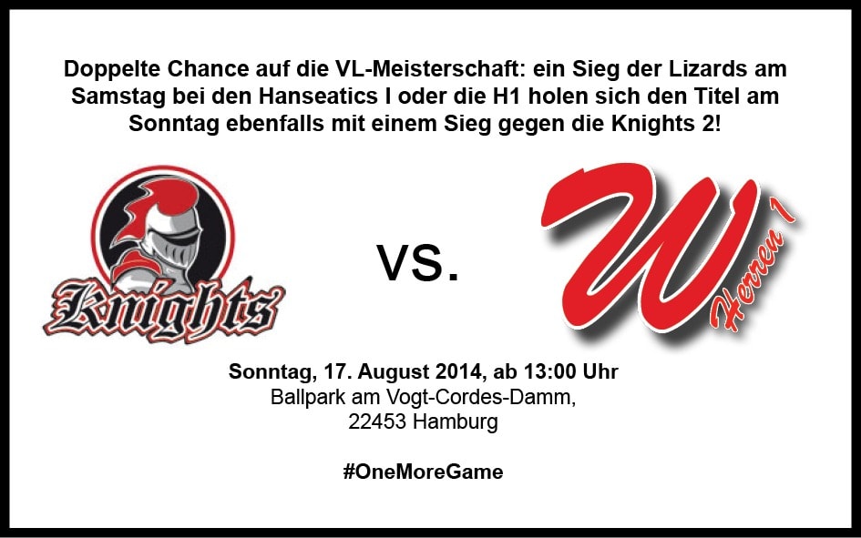 Es kann das entscheidende Wochenende um die Baseball-Verbandsliga-Meisterschaft werden