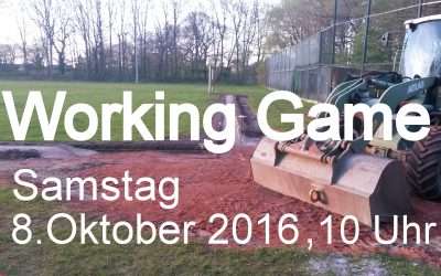 Working Game, 08.10.2016, 10 Uhr