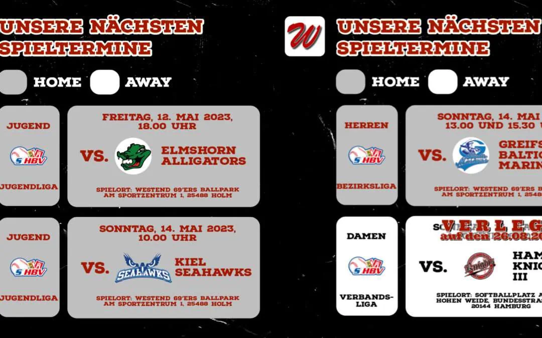 Doppelspielwochenende für die Jugend, Greifswald zu Gast in Holm, Damen-Spiel verlegt